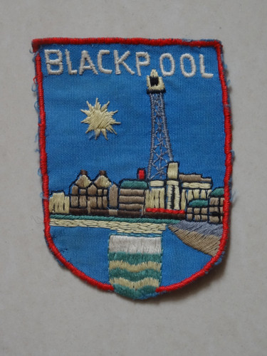 Blackpool cloth badge - blackpool,