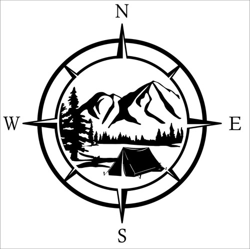 Compass mountain large vinyl - compass,