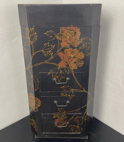 Vintage black lacquer - black,