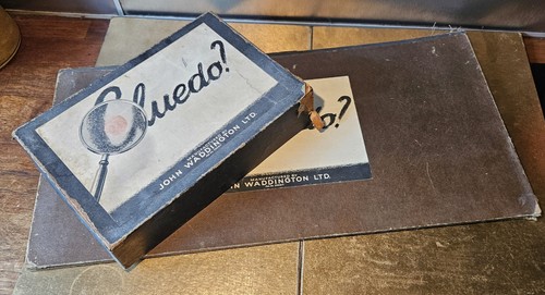 Vintage cluedo board game - vintage,