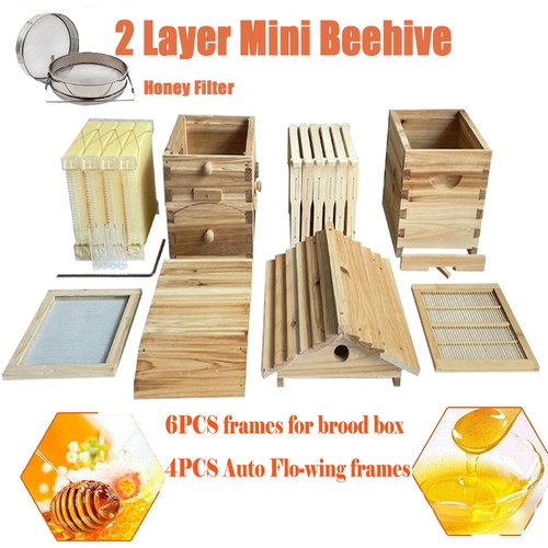 Mini 10x beehive bee hive - ,