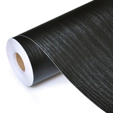 Black Wood Grain Self Adhesive