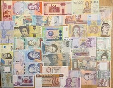 COLLECTION of 30 Worldwide Banknotes / UNC ( see description ) z1