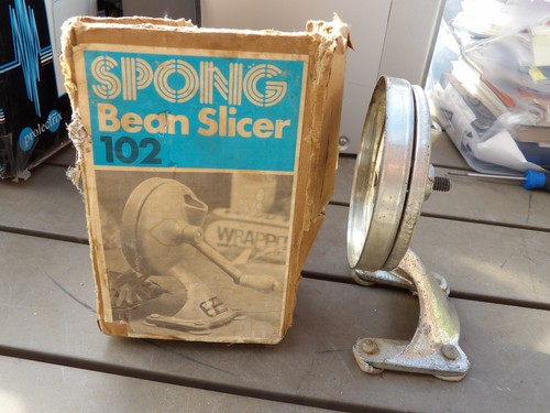 Vintage spong bean - bean, slicer