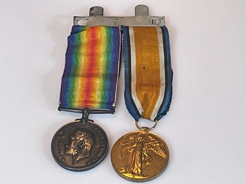 Ww1 medal pair - ww1,