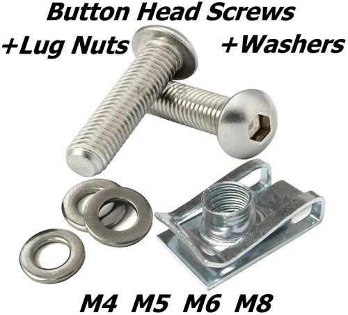Button head screws - button,