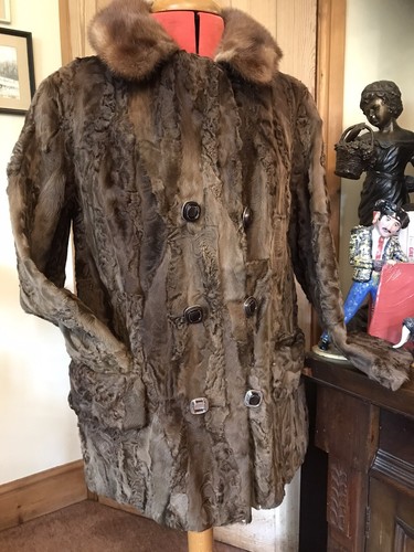Vintage 70s lamb coat mink - vintage,