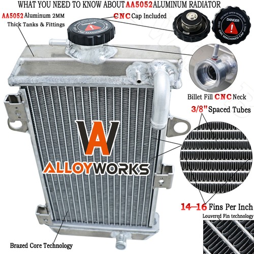 Aluminium radiator upgraded - radiator,
