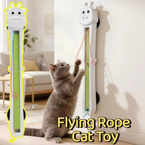 Electric cat teaser - electric, wall-mount