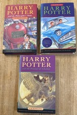 Harry Potter Trilogy First Edition HB Set Philosopher's Stone Chamber Secrets