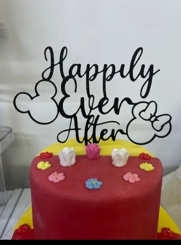 Disney wedding cake - wedding, topper