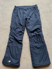 Ladies Black Iguana Life Wear Snow Ski Trousers - Size W34 Inches Excellent
