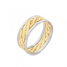 9ct Yellow & White Gold Celtic
