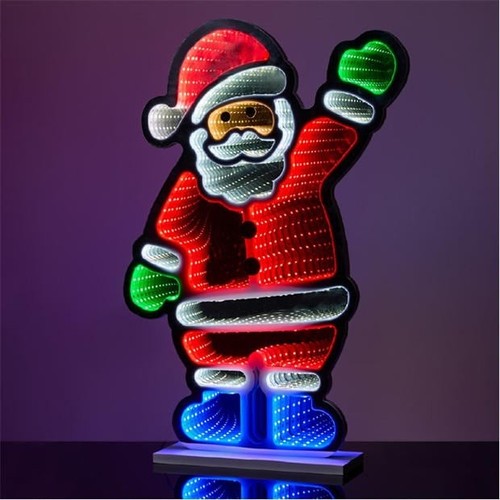 Christmas led infinity santa - christmas,