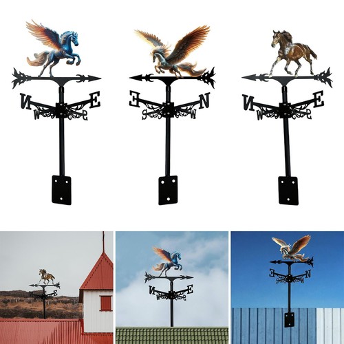 Metal horse weathervane roof - horse,