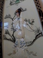 Pair of 2 large Antique Asian