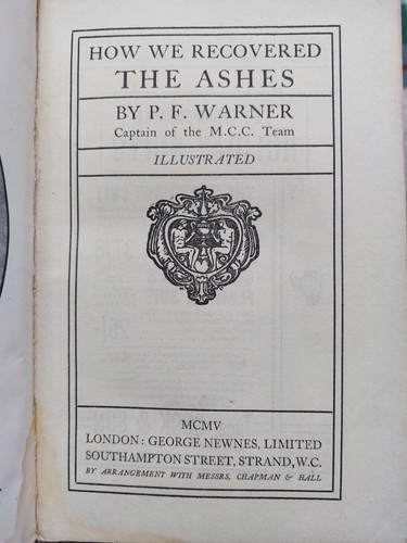 How recovered the ashes - the,