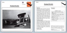 Westland Weasel - Fighter - Warplanes Collectors Club Card