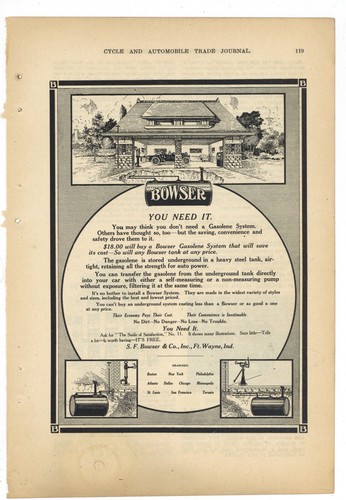 1911 bowser co ad - 1911,