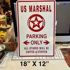 U. S.  MARSHALL PARKING ONLY