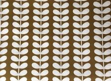 USED 50cm x 50cm Square Orla Kiely Tiny stem cocoa Cotton Fabric Lightweight