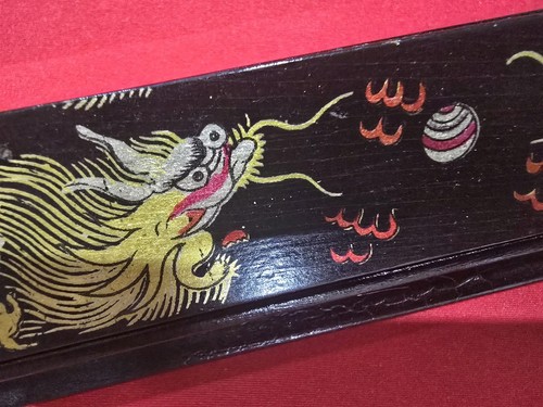 Antique fujian dragon lacquer - dragon,