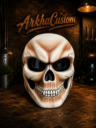 Chopper bobber real skull - bobber,
