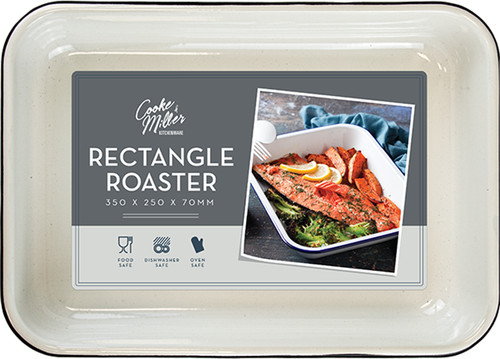 Enamel roasting tin non - enamel,