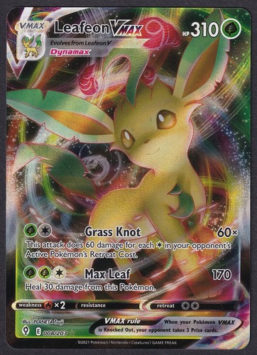Pokemon leafeon vmax - vmax, 008/203