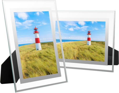 Mirrored photo frame 6x4 - photo,