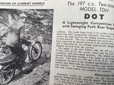 DOT TDH TRIALS BIKE MOTORCYCLE