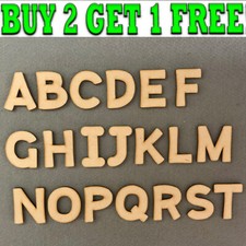 Large wooden letters - large,
