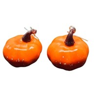 Unique LARGE PUMPKIN EARRINGS