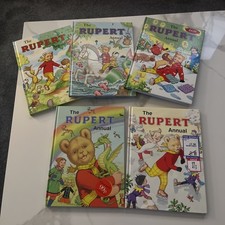 Collection of 5 Vintage Rupert