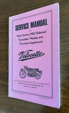 Service Manual for Velocette