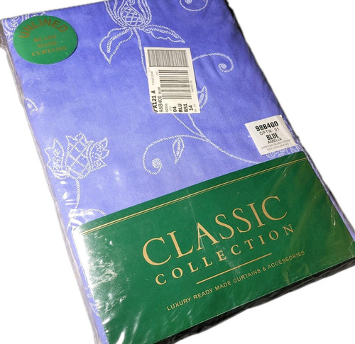 Amelia plain blue curtains - amelia,