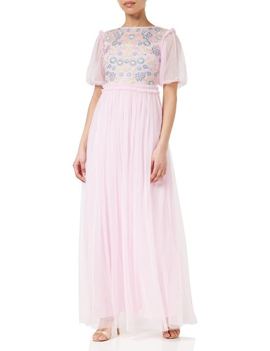 Frock frill embroidered - &,