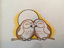 Embroidered Quilt Block Panel