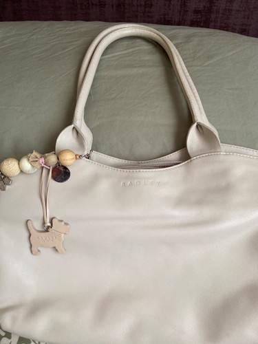 Used radley white - radley, leather