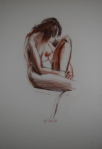 Life model study female - model, nude