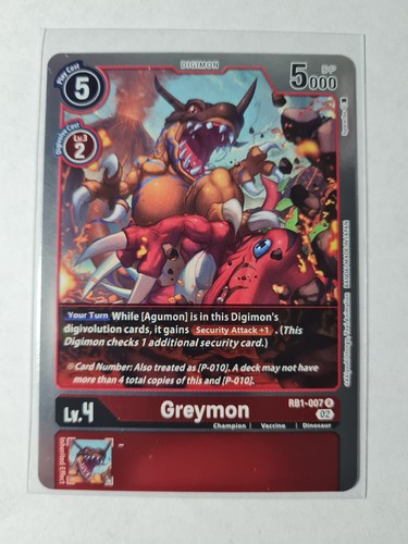 Digimon greymon rb1 - digimon, rb1-007