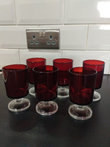 Set french ruby red - set, of