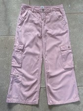 Urban Outfitters BDG pink wide cargo trousers  low rise w30