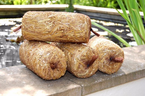 Barley straw logs - 4x, green