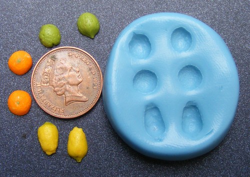 Dolls house citrus fruit - fruit, mould