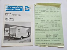 Ford series dormobile parcel - a,