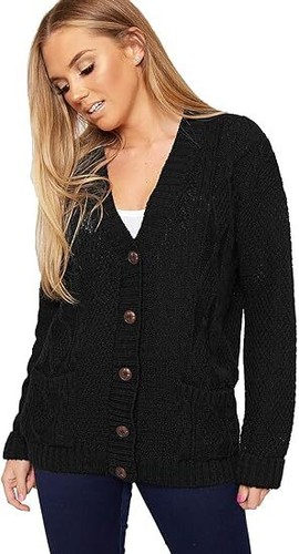 Women ladies cable chunky - ladies, knit