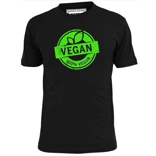 Mens 100 vegan shirt - t,
