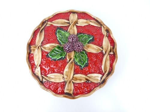 Vintage fruit pie - fruit, dish