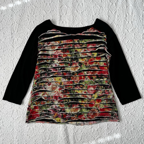 Vintage black multicolour - black, &